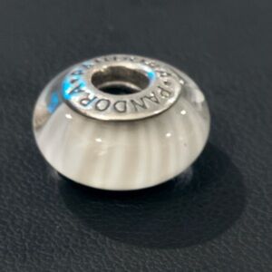 Pandora Ivory and Silver Charm